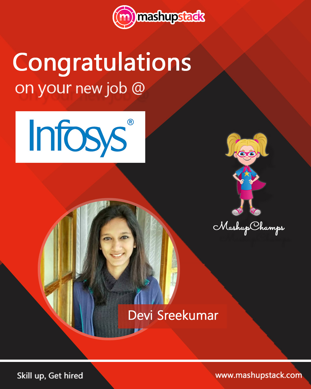 Devi Sreekumar-Infosys-masupstack